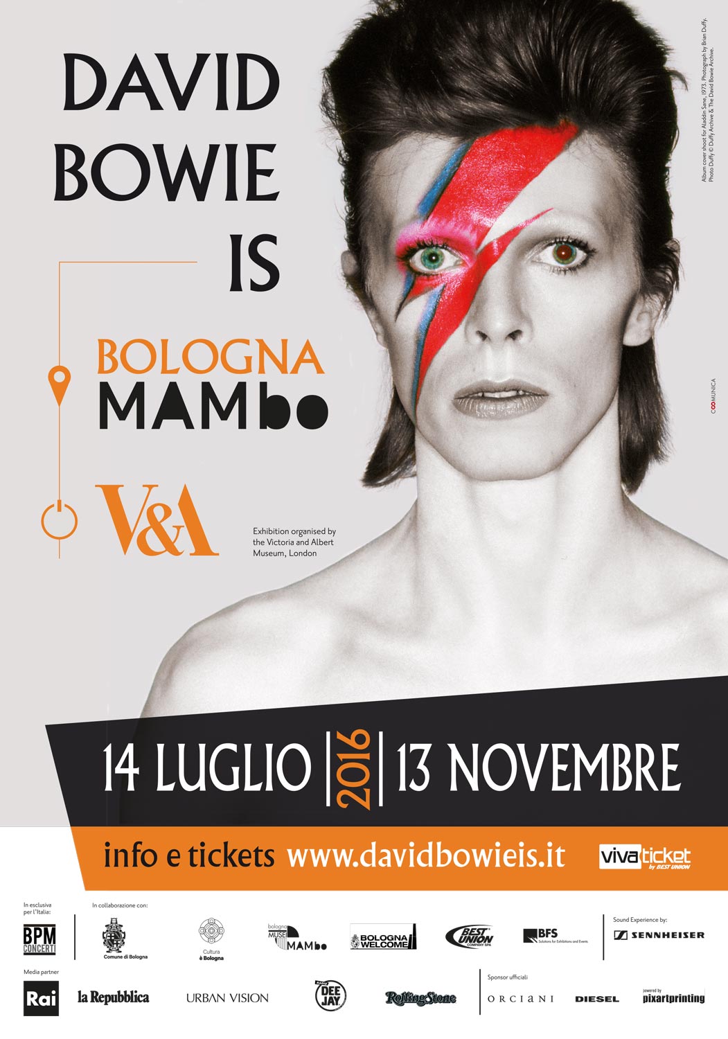 dawvid bowie is - mostra evento